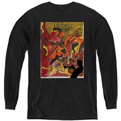 Miles Davis - Youth Music Is An Addiction Long Sleeve T-Shirt