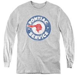 Pontiac - Youth Vintage Pontiac Service Long Sleeve T-Shirt