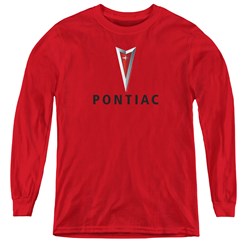 Pontiac - Youth Centered Arrowhead Long Sleeve T-Shirt