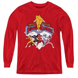Power Rangers - Youth Retro Rangers Long Sleeve T-Shirt