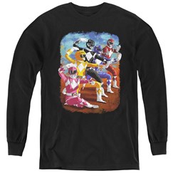 Power Rangers - Youth Impressionist Rangers Long Sleeve T-Shirt