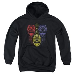 Power Rangers - Youth Red Yellow Blue Pullover Hoodie
