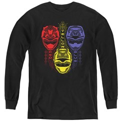 Power Rangers - Youth Red Yellow Blue Long Sleeve T-Shirt