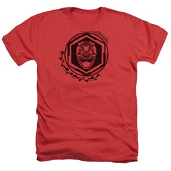 Power Rangers - Mens Red Ranger Heather T-Shirt