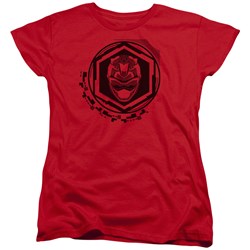 Power Rangers - Womens Red Ranger T-Shirt