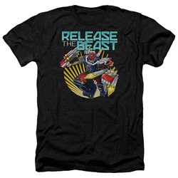 Power Rangers - Mens Beast Release Heather T-Shirt
