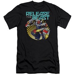 Power Rangers - Mens Beast Release Slim Fit T-Shirt