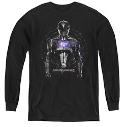 Power Rangers - Youth Black Ranger Long Sleeve T-Shirt