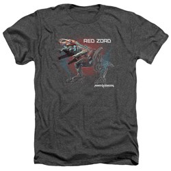 Power Rangers - Mens Red Zord Heather T-Shirt