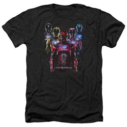 Power Rangers - Mens Team Of Rangers Heather T-Shirt