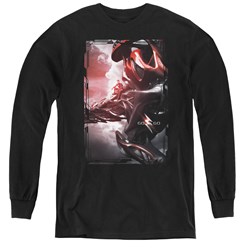 Power Rangers - Youth Red Zord Poster Long Sleeve T-Shirt