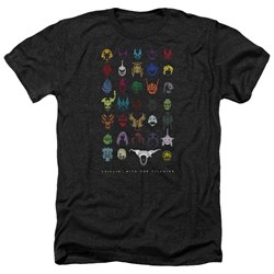 Power Rangers - Mens Villians Heather T-Shirt