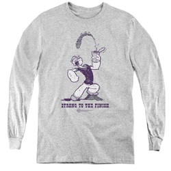 Popeye - Youth Strong To The Finish Long Sleeve T-Shirt