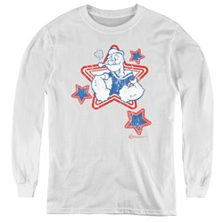 Popeye - Youth Stars Long Sleeve T-Shirt