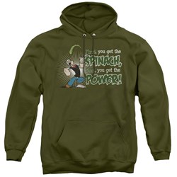 Popeye - Mens Spinach Power Pullover Hoodie
