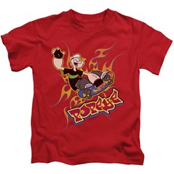 Popeye - Get Air Little Boys T-Shirt In Red
