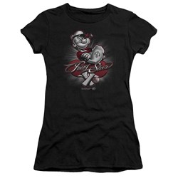 Popeye - Pong Star Juniors T-Shirt In Black