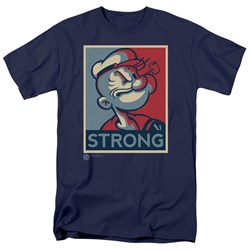 Popeye - Mens Strong T-Shirt In Navy