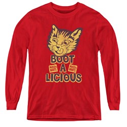 Puss N Boots - Youth Boot A Licious Long Sleeve T-Shirt