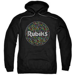 Rubik's Cube - Mens Circle Pattern Pullover Hoodie