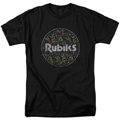 Rubik's Cube - Mens Circle Pattern T-Shirt