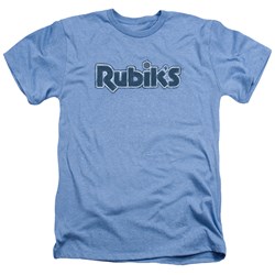 Rubik's Cube - Mens Rough Logo Heather T-Shirt