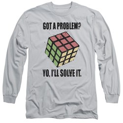 Rubik's Cube - Mens Problem Solver Long Sleeve T-Shirt
