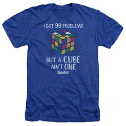 Rubik's Cube - Mens 99 Problems Heather T-Shirt