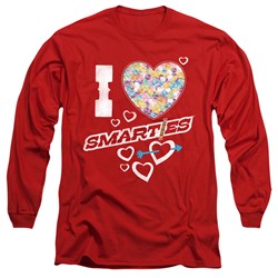 Smarties - Mens I Heart Smarties Longsleeve T-Shirt