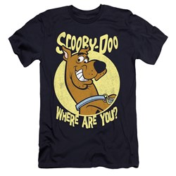 Scooby-Doo - Mens Where Are You Premium Slim Fit T-Shirt