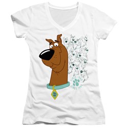 Scooby-Doo - Juniors Evolution Of Scooby Doo V-Neck T-Shirt