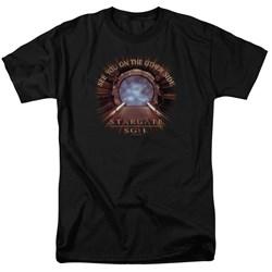 Stargate Sg-1 - Other Side Adult T-Shirt In Black