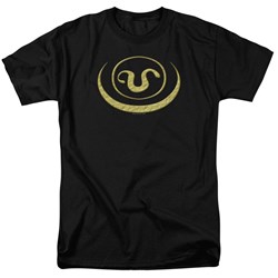 Stargate: Sg 1 - Goa'Uld Apothis Symbol Adult T-Shirt In Black