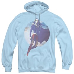 Supergirl - Mens Cloudy Circle Pullover Hoodie