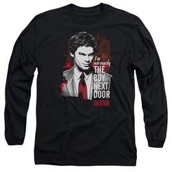 Dexter - Mens Boy Next Door Long Sleeve Shirt In Black