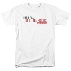 Nurse Jackie - Mens Life Is Full T-Shirt In White