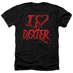 Dexter - Mens I Heart Dexter Heather T-Shirt
