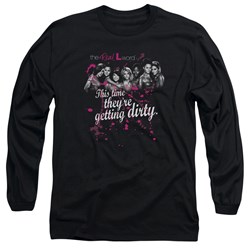 The Real L Word - Mens Dirty Long Sleeve Shirt In Black