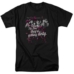 The Real L Word - Mens Dirty T-Shirt In Black
