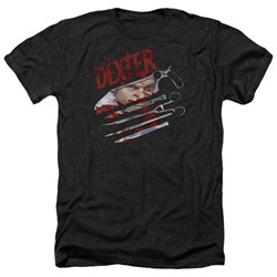 Dexter - Mens Blood Never Lies 2 Heather T-Shirt