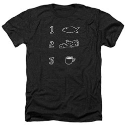 Twin Peaks - Mens Coffee Log Fish Heather T-Shirt