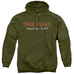 Twin Peaks - Mens Population Pullover Hoodie