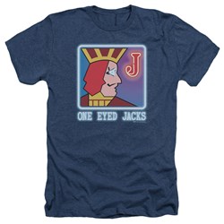 Twin Peaks - Mens One Eyed Jacks Heather T-Shirt