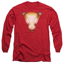Shazam Movie - Mens Bolt Long Sleeve T-Shirt