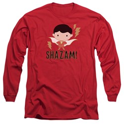 Shazam Movie - Mens Shazam Chibi Long Sleeve T-Shirt