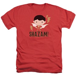 Shazam Movie - Mens Shazam Chibi Heather T-Shirt