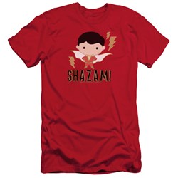 Shazam Movie - Mens Shazam Chibi Slim Fit T-Shirt