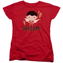 Shazam Movie - Womens Shazam Chibi T-Shirt
