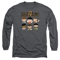 Shazam Movie - Mens Chibi Group Long Sleeve T-Shirt