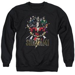 Shazam Movie - Mens Group Of Heroes Sweater